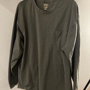 RedHead Men's Long Sleeve Olive Shirt